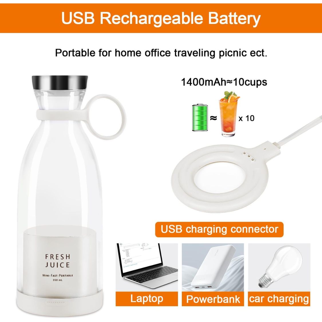 Ultra Blend Pro® - Portable Juicer - Elite Bazaar
