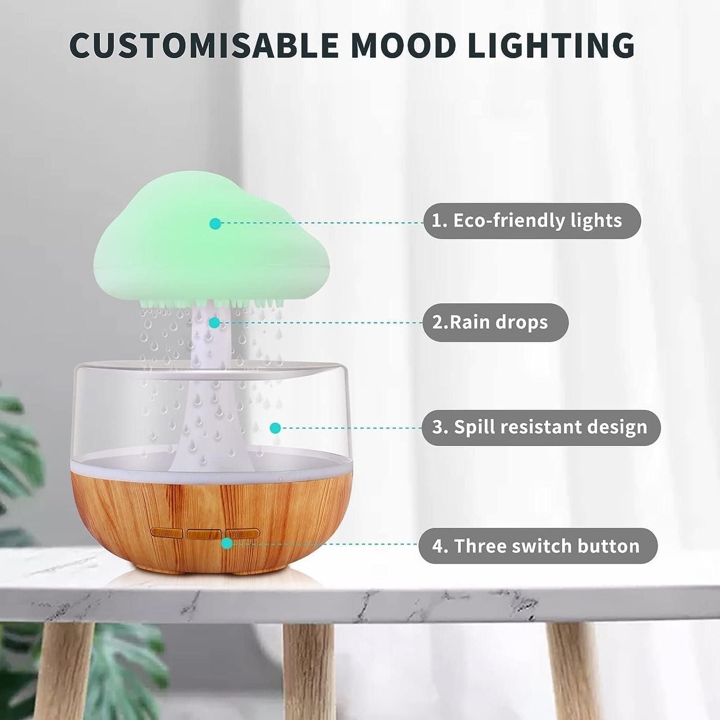 PureComfort™ Rain Humidifier - Elite Bazaar