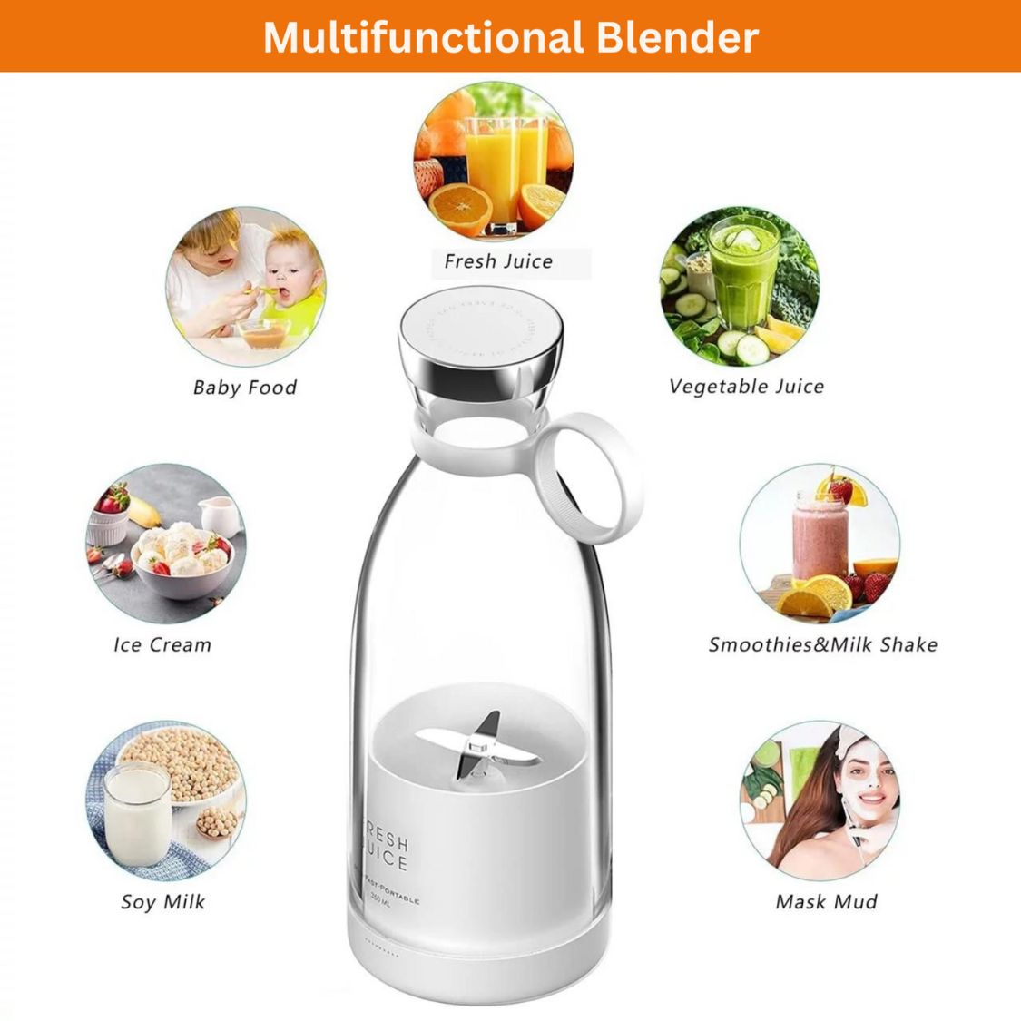 Ultra Blend Pro® - Portable Juicer - Elite Bazaar
