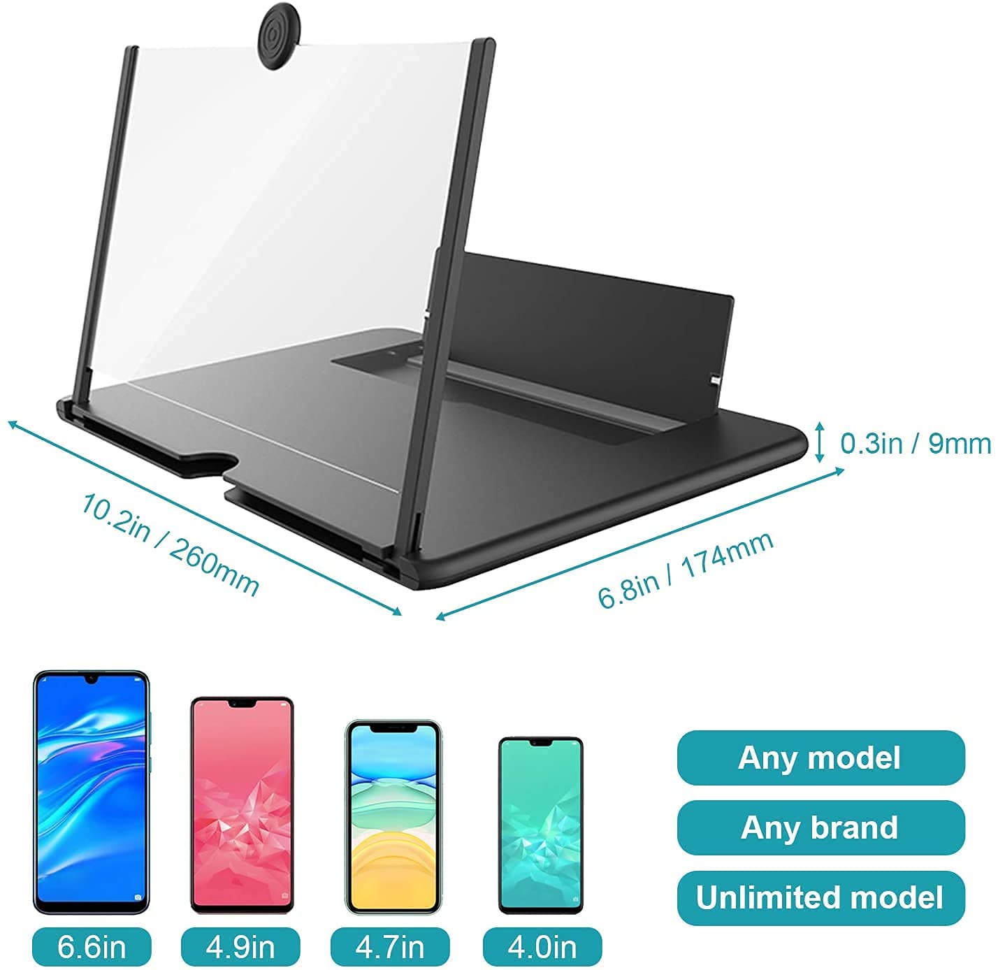 PristineVision⢠18 cm Dynamic Screen Amplifier - Elite Bazaar