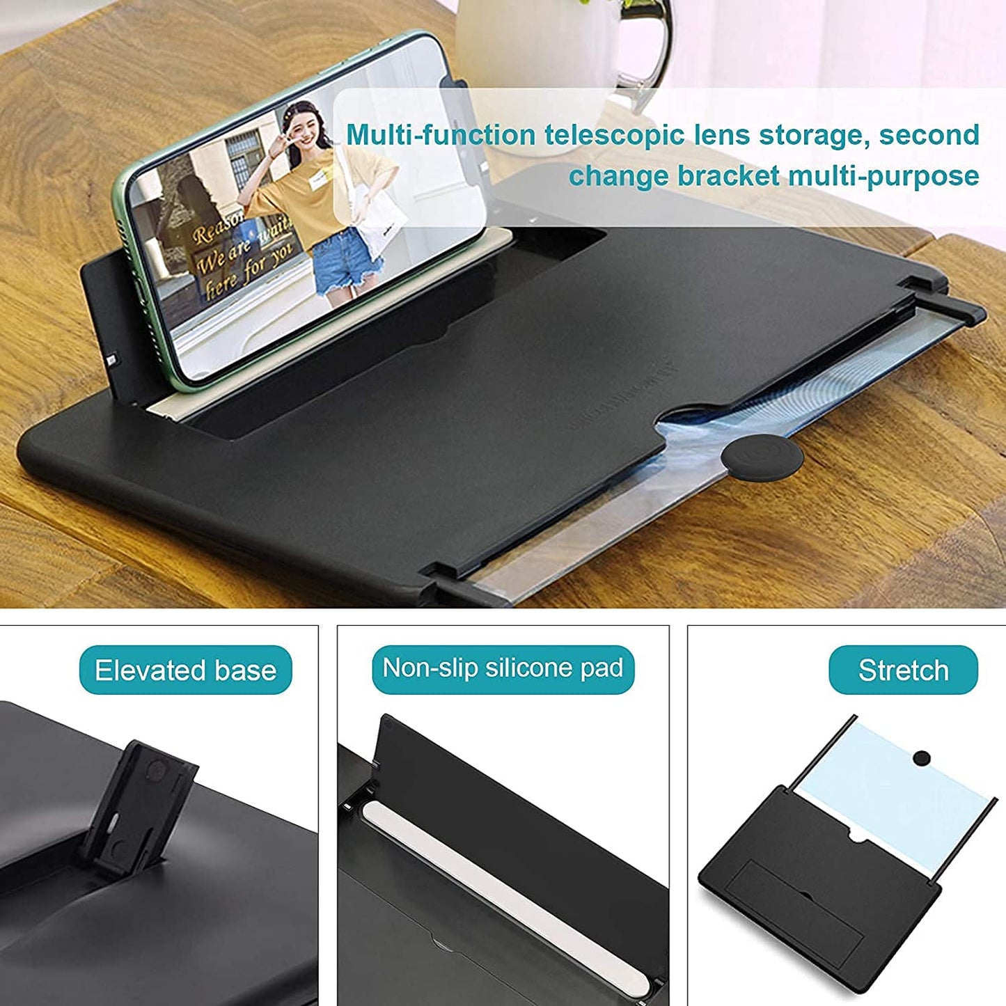 PristineVision⢠18 cm Dynamic Screen Amplifier - Elite Bazaar