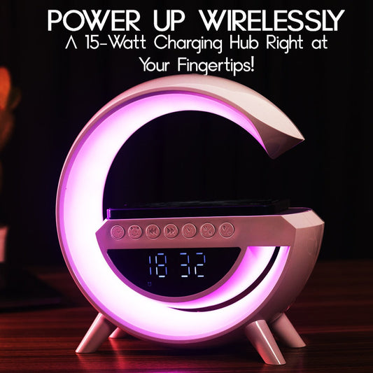 Intel Smart Glow® – Wireless Charger & BlueTooth Speaker - Elite Bazaar