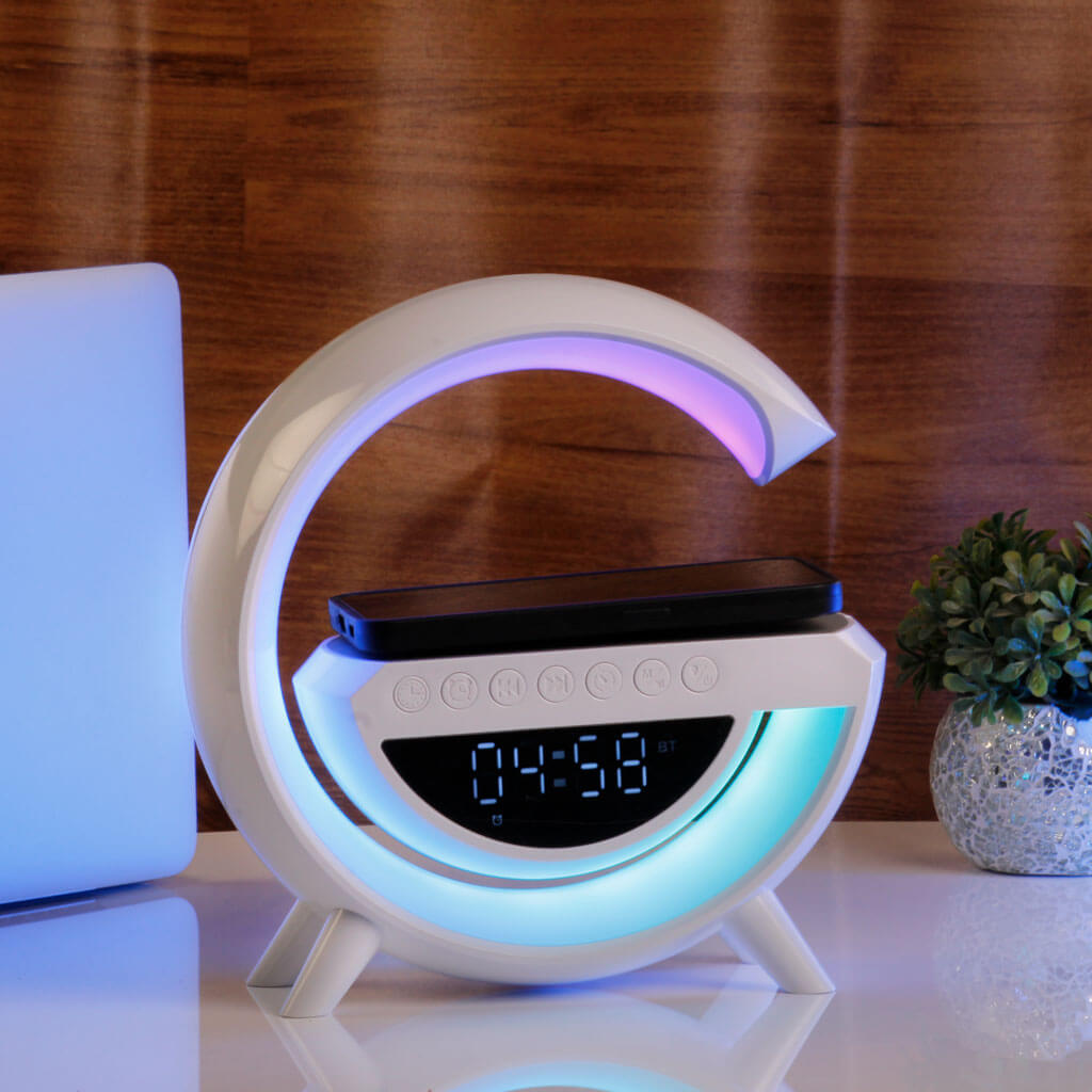 Intel Smart Glow® – Wireless Charger & BlueTooth Speaker - Elite Bazaar
