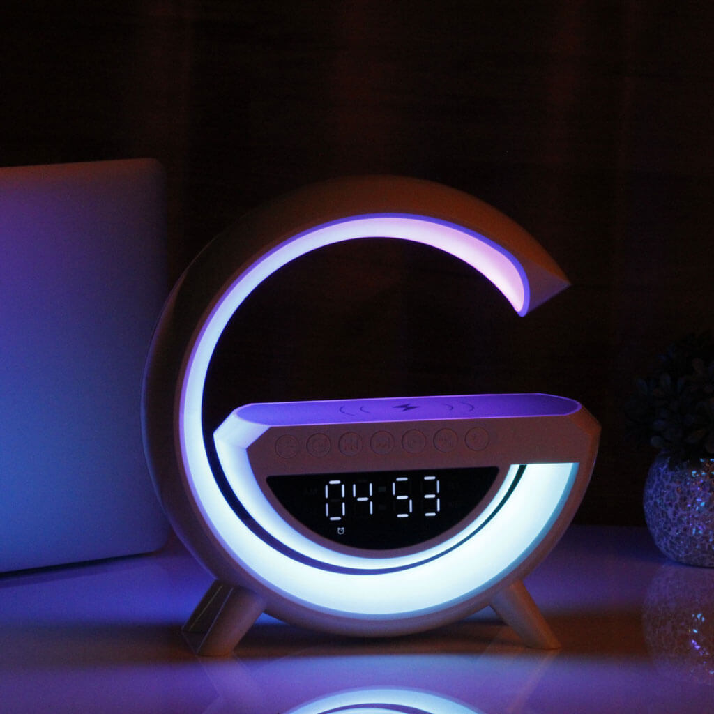 Intel Smart Glow® – Wireless Charger & BlueTooth Speaker - Elite Bazaar