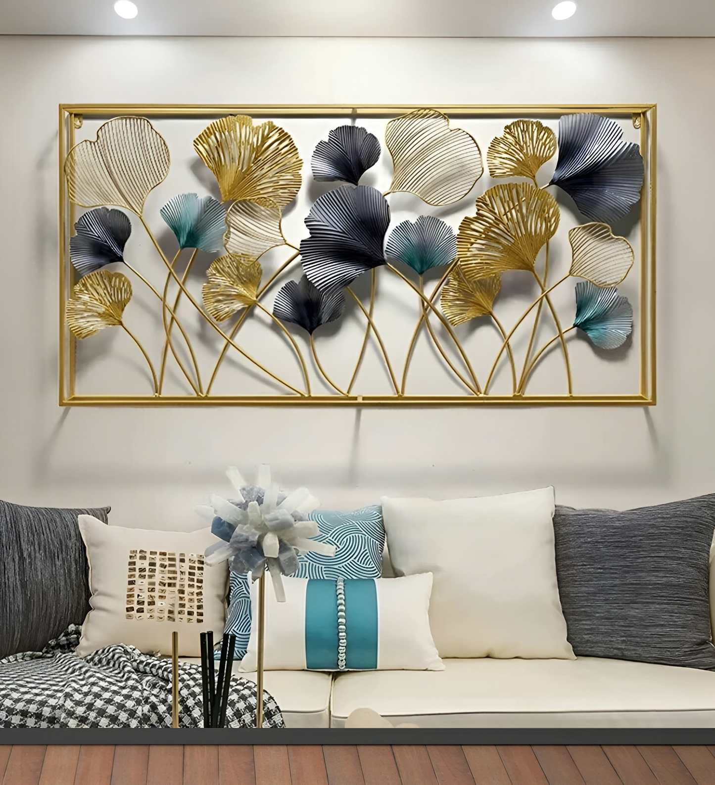 Long Iris Frame Decor - Elite Bazaar