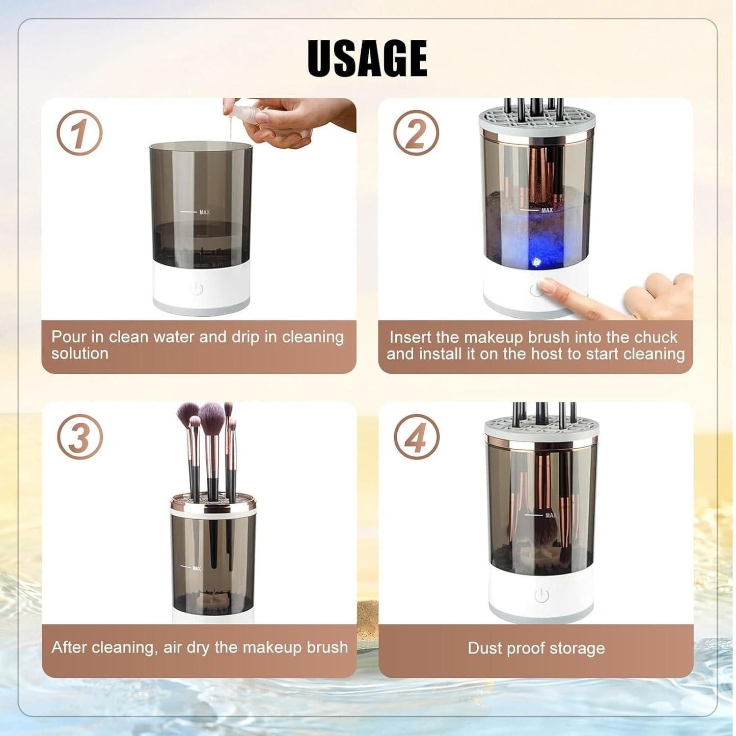Bestseller - PureCleanse™ Cosmetic Cleaner - Elite Bazaar