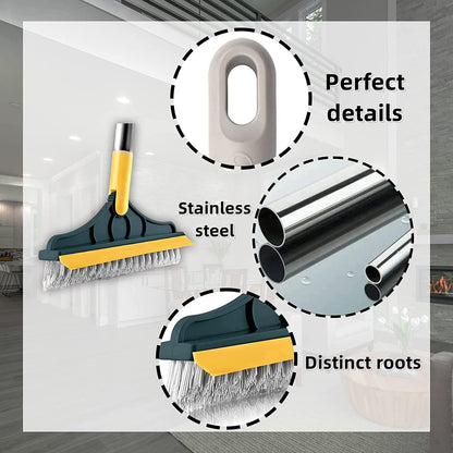 Magnus 3 In 1 Long Handle Tile Bristle Brush - Elite Bazaar