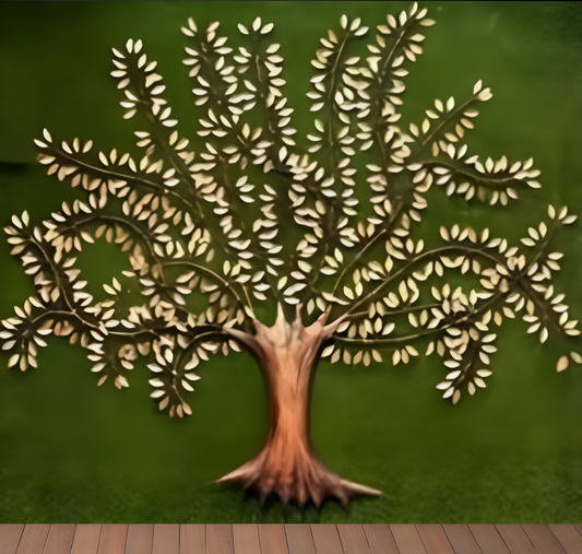 Kalptru Tree Metal Wall Decor - Elite Bazaar