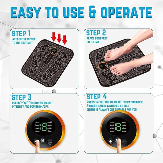 PulseSoothe Electric Foot Revitalizer - Wireless - Elite Bazaar